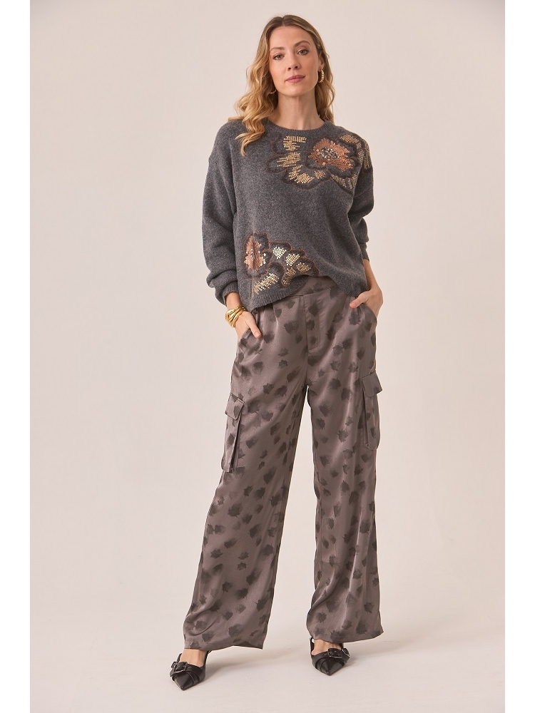 JERSEY C/REDONDO CON FLORES FANTASIA 2