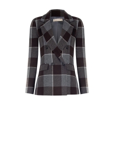 CHAQUETA ENTALLADA CUADROS