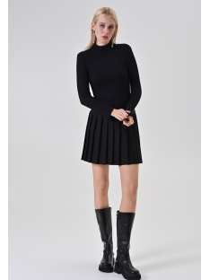 VESTIDO PUNTO  FALDA PLISADA