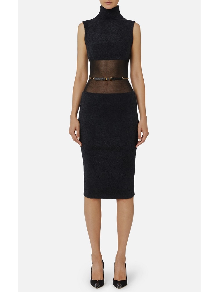 VESTIDO PUNTO CON CINTURON