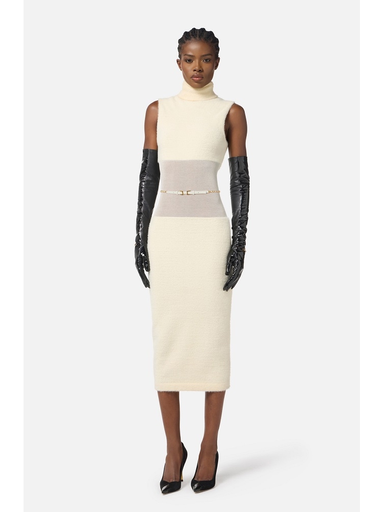 VESTIDO PUNTO CON CINTURON 2