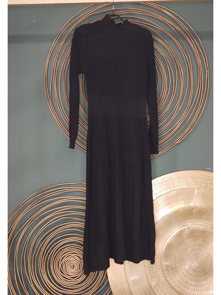 VESTIDO LARGO PLISADO 2