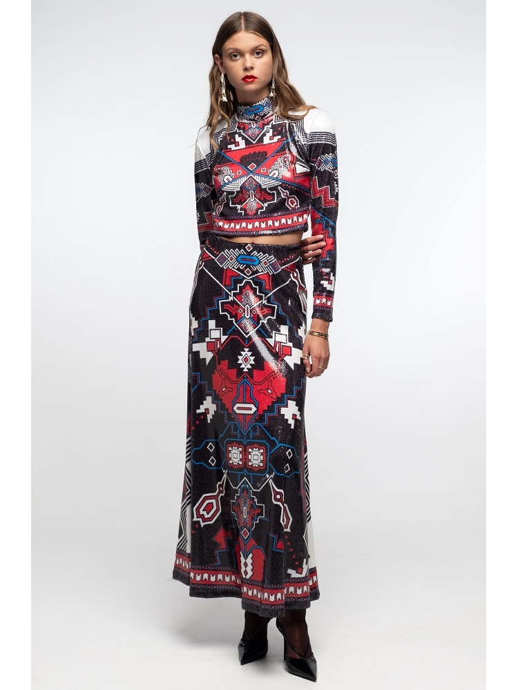 FALDA LARGA CORTE SIRENA