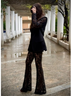 CHAQUETA MANGAS ENCAJE