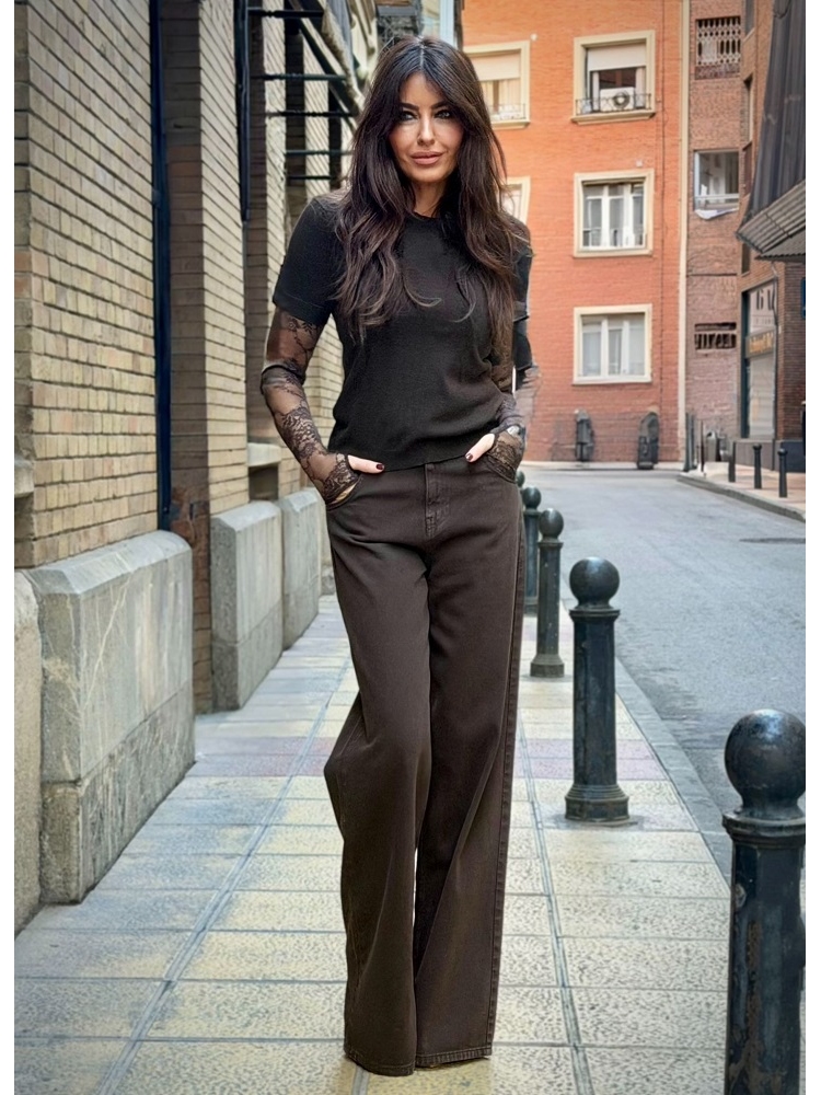 SUETER MANGAS ENCAJE