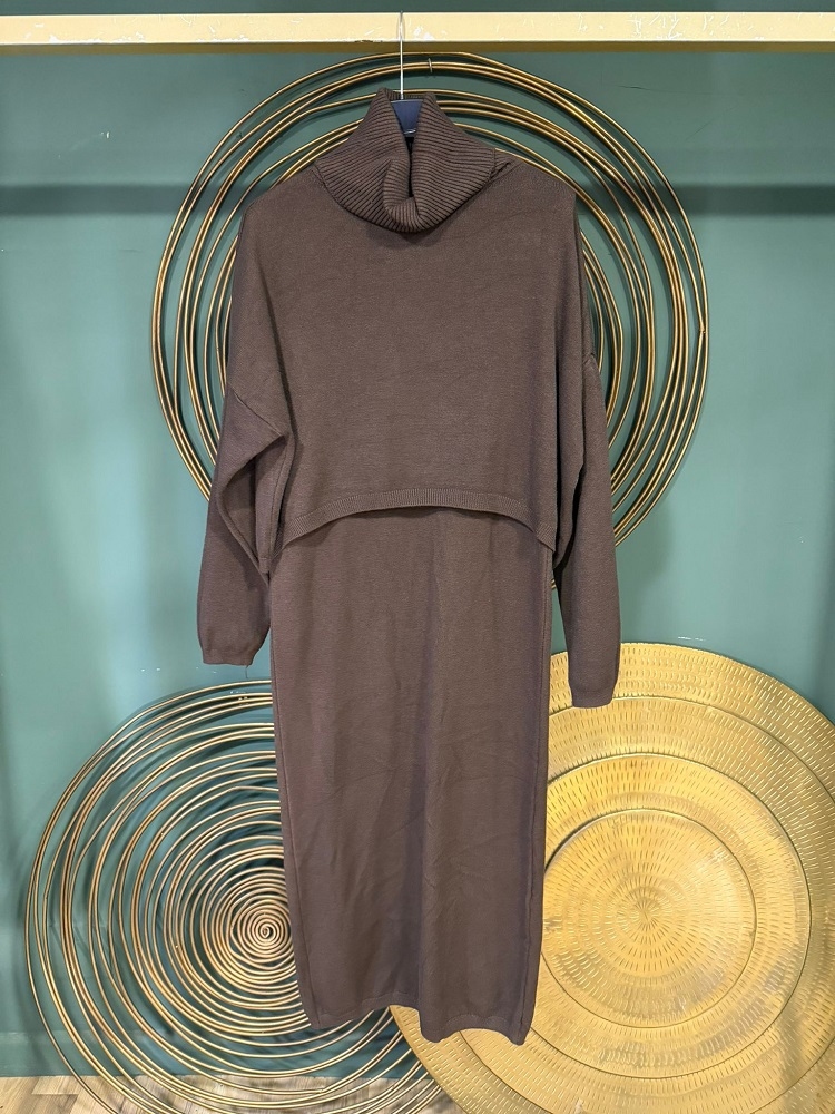 VESTIDO PUNTO CON SUETER 2