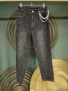 PANTALON VAQUERO BRILLO