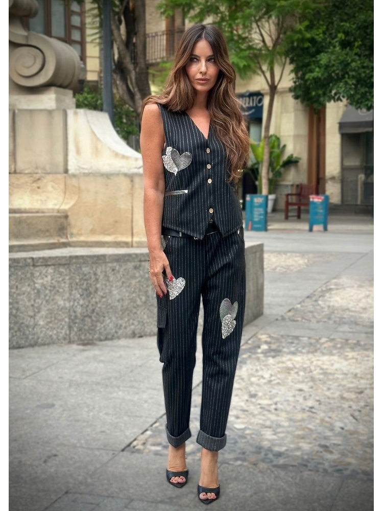 CHALECO RAYA DIPLOMATICA CORAZONES