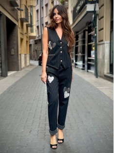 PANTALON RAYA DIPLOMATICA CORAZONES