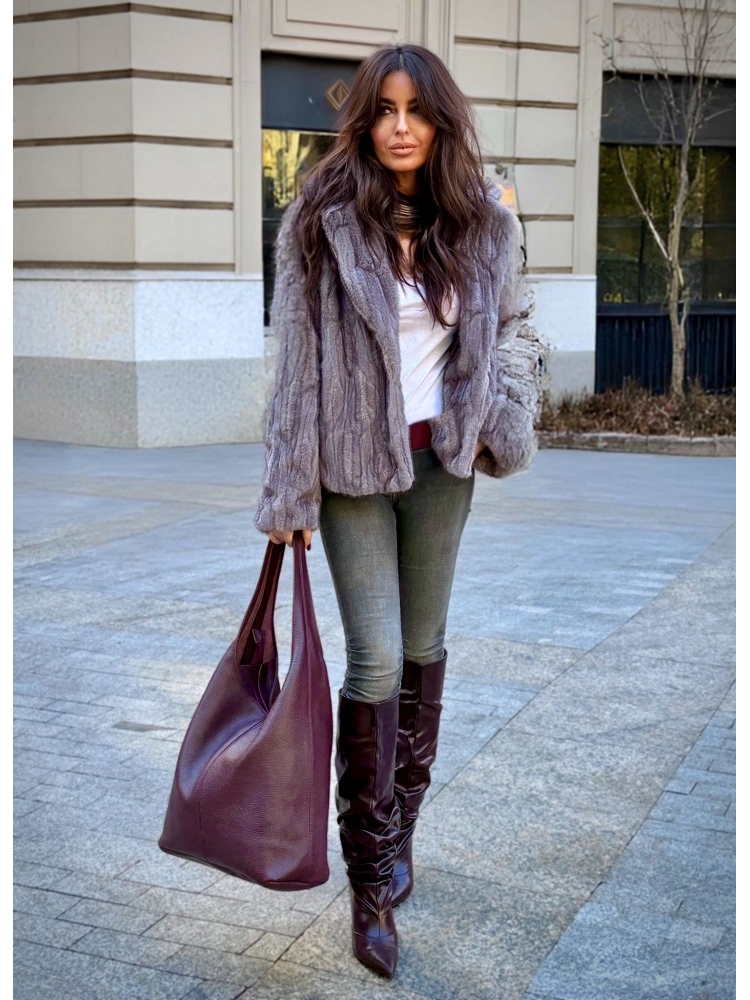 CHAQUETA CORTA PELO SINTETICO