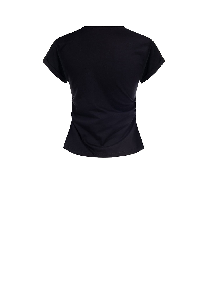 CAMISETA MC COLLAR PERLAS