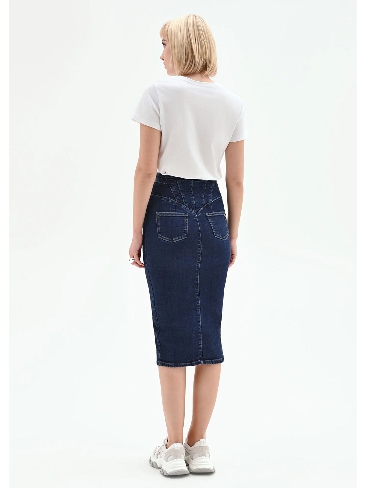 FALDA VAQUERA CORTE LAPIZ