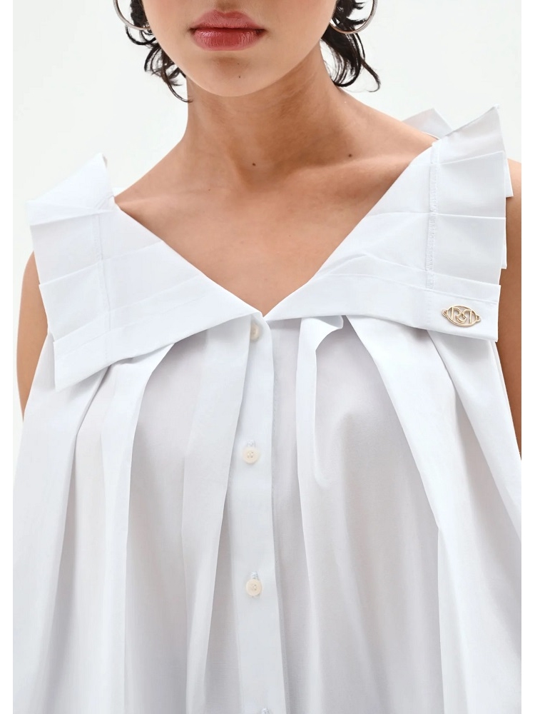 CAMISA VOLANTES CUELLO