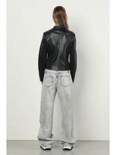 CHAQUETA ECOPIEL COMBI PUNTO