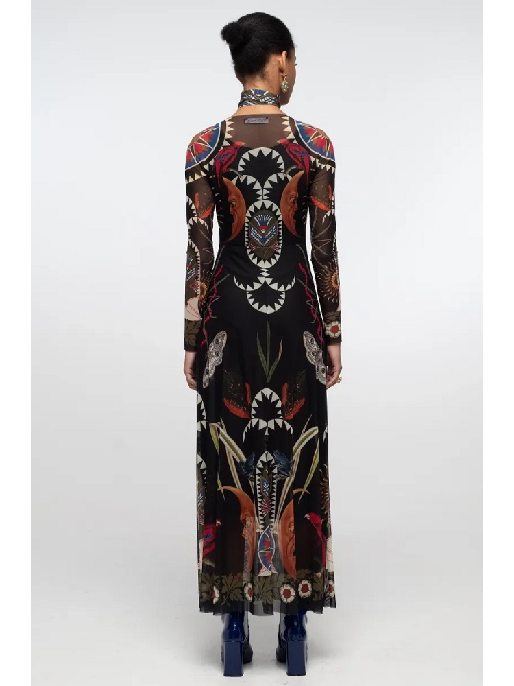 VESTIDO LARGO EST MOTIVOS CELESTIALES