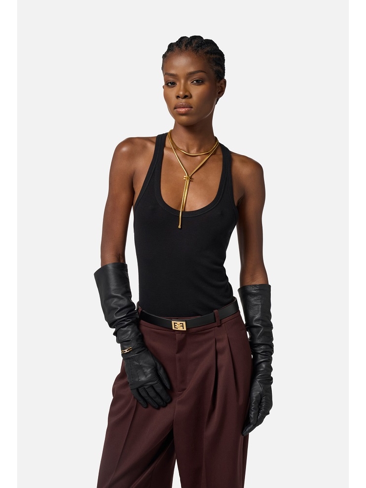 GUANTES DE ANTE CON DETALLE JOYA