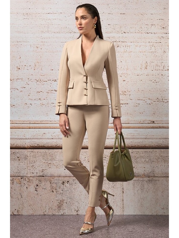 CHAQUETA ALAMARES DORADOS