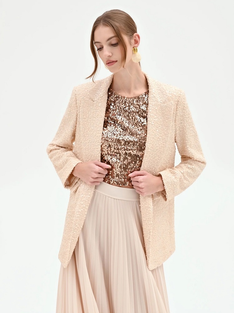 BLAZER CON LENTEJUELAS