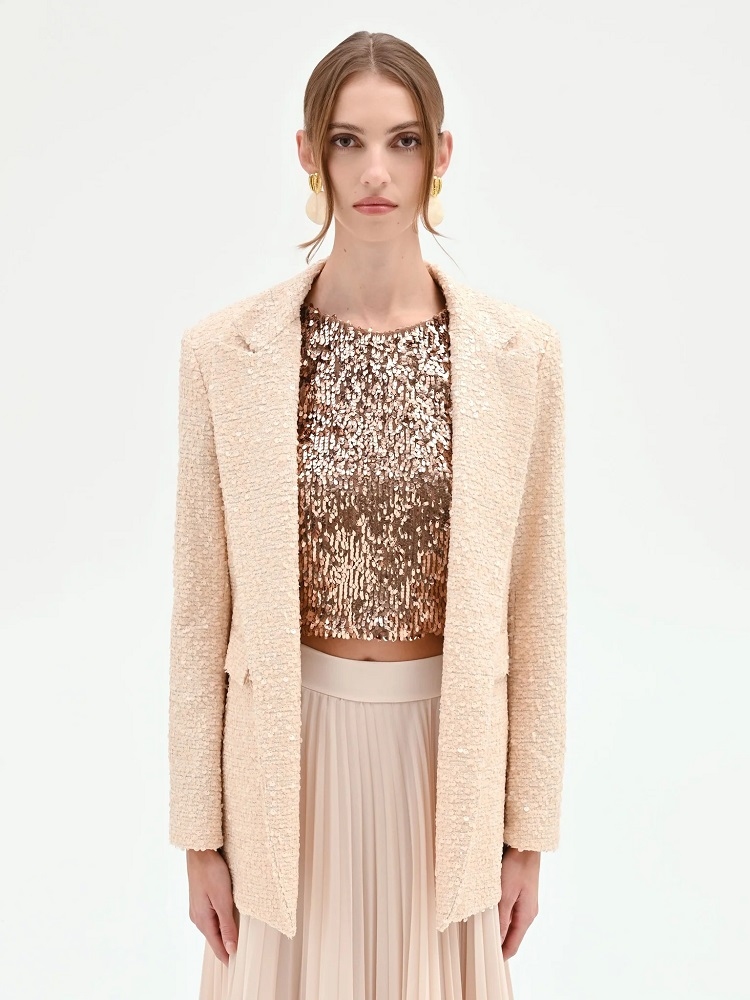 BLAZER CON LENTEJUELAS