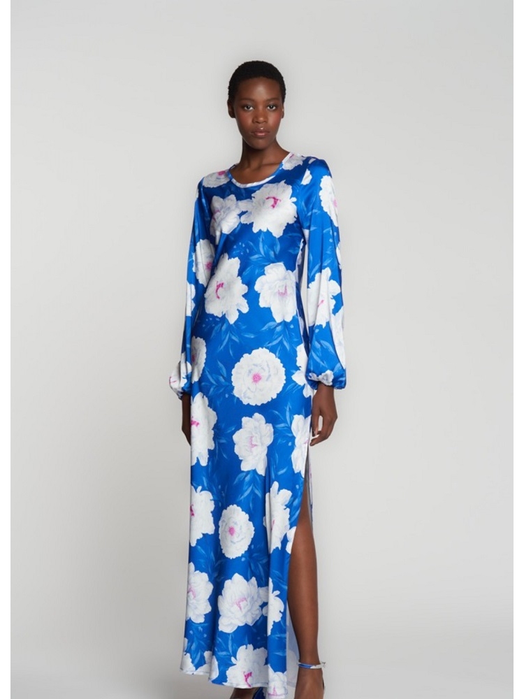 VESTIDO LARGO EST FLORES