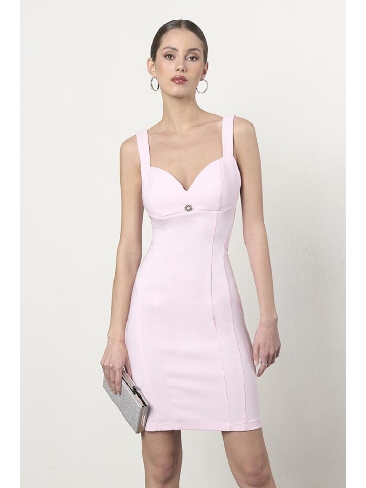 VESTIDO TUBO CORTO TIRANTES