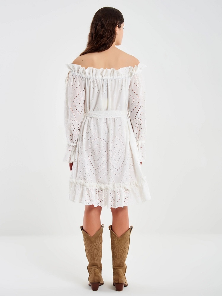 VESTIDO BORDADO H.DESCUBIERTOS ESC ELAST