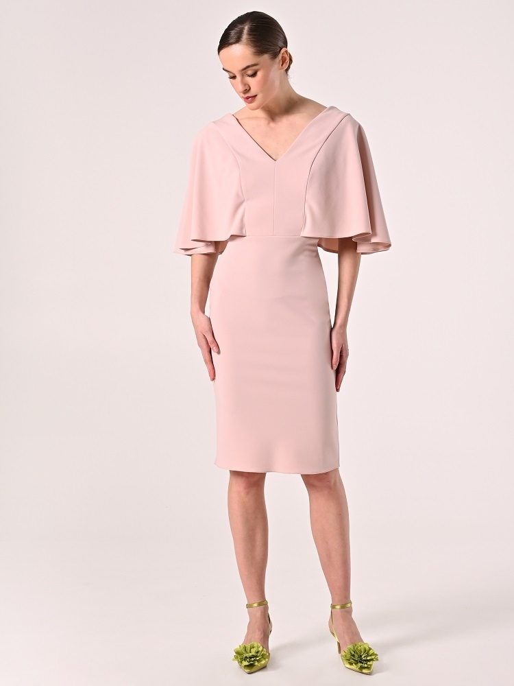 VESTIDO MANGAS VUELO