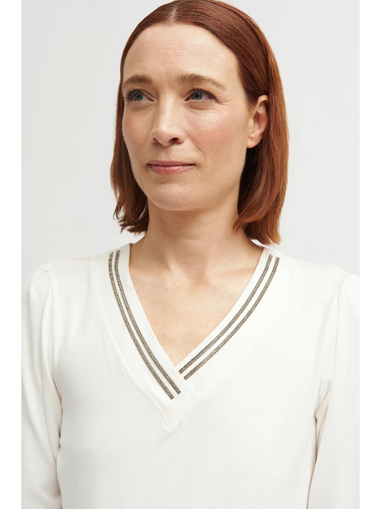 CAMISETA LISA CUELLO V 2