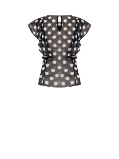 BLUSA GEORGETTE LUNARES Y VOLANTE