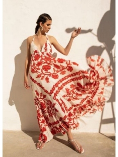 VESTIDO TIRANTES PICO FLORES