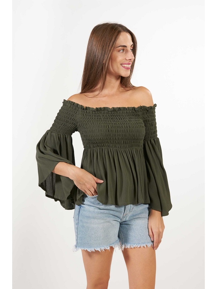 TOP SIMBOLO PAZ LENTEJUELAS