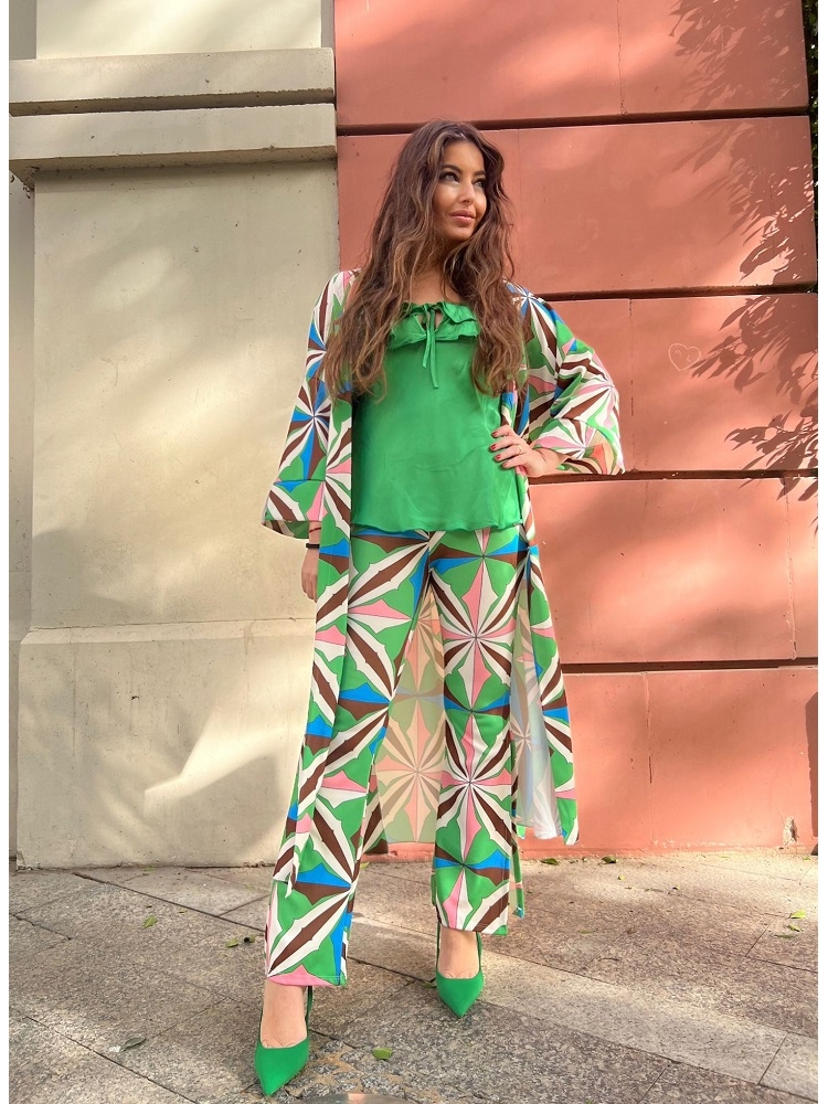 CHAQUETA LARGA VINTAGE