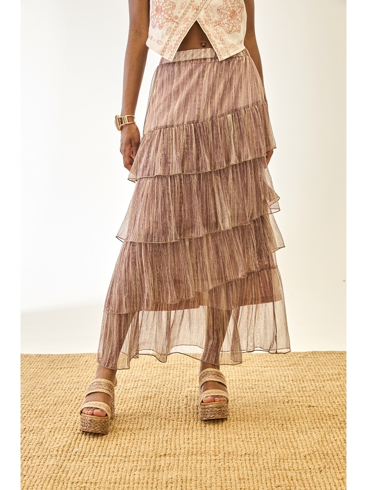 FALDA LARGA CON VOLANTES 2