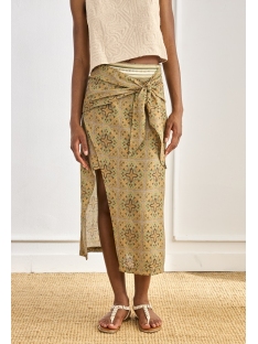 FALDA VISCOSA EST CON ANUDADO EN DELANTE