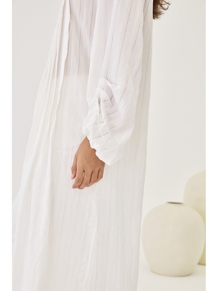 CAMISA LARGA CON PLISADOS