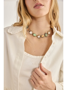 COLLAR GEOMETRICO CON PIEDRAS