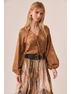 BLUSA EST ORIENTAL SATINADA LISO FLOR