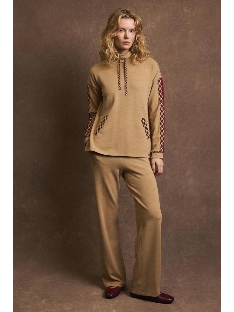 CAMISETA LISA CALTO CON CORDON