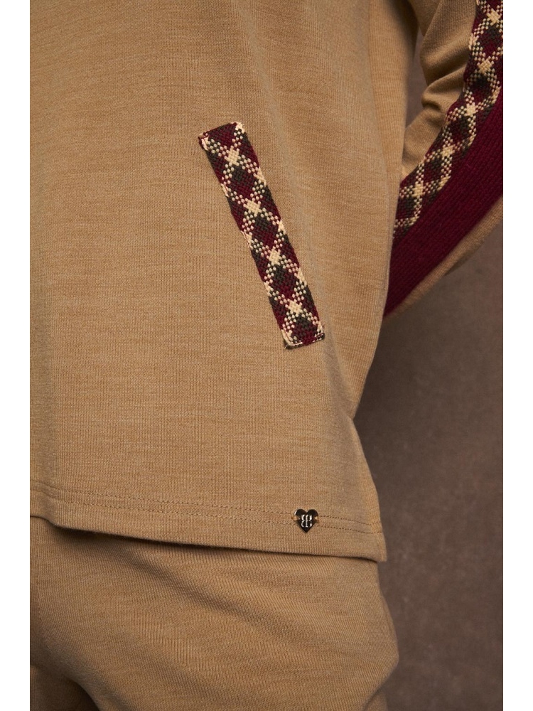 CAMISETA LISA CALTO CON CORDON