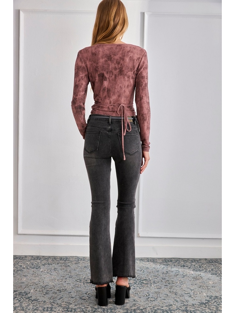 TOP CRUZADO BAILARINA EFECTO TIE DYE LUR