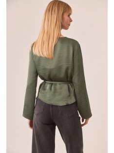 BLUSA CRUZADA SATINADA