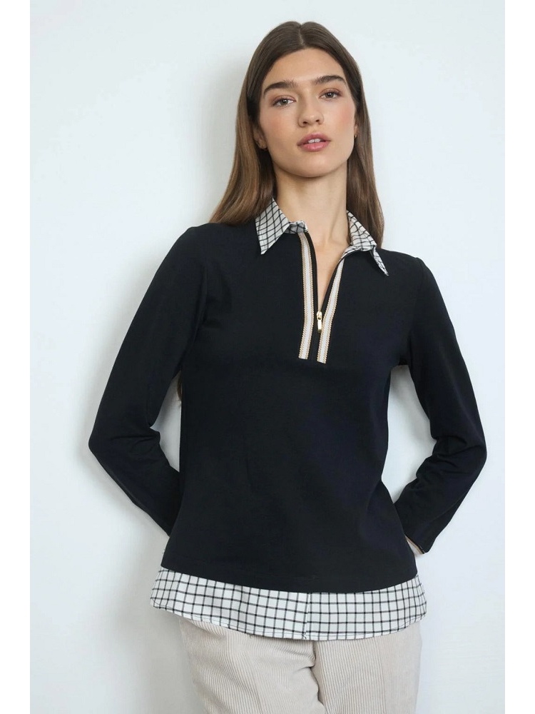 POLO PUNTO ELASTICO CLLO.CAMISERO