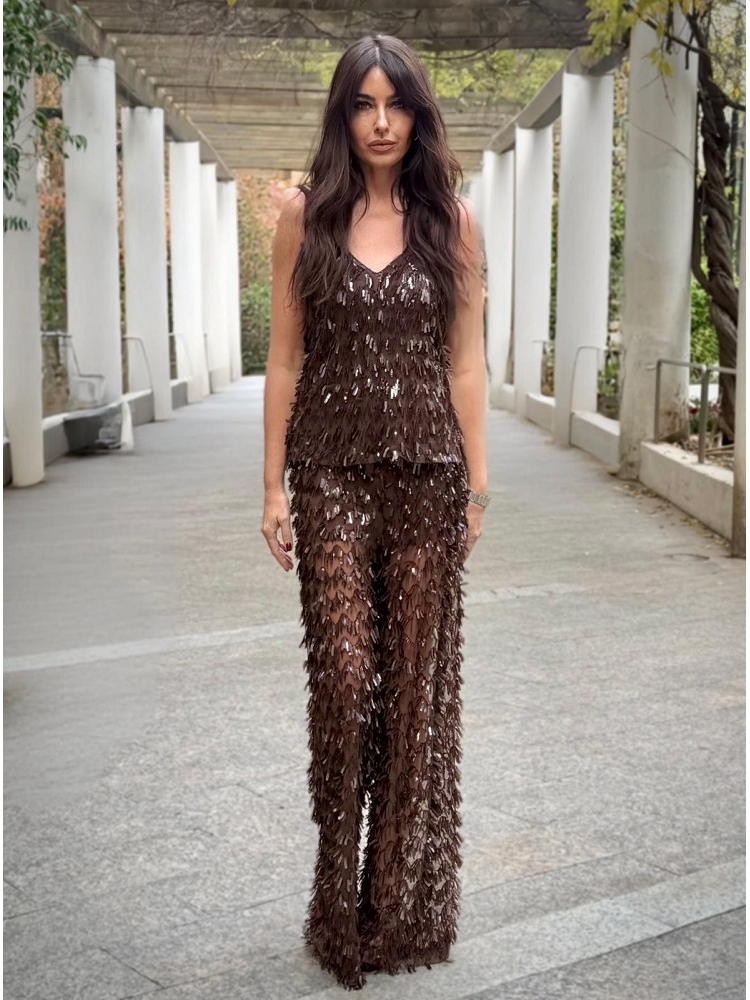 TOP TUL Y LENTEJUELAS