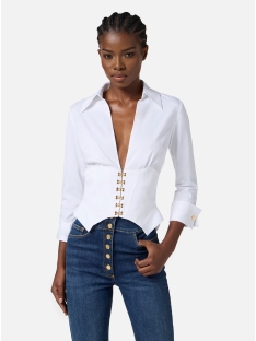 CAMISA ALGODON ELASTICO CON GANCHOS JOYA