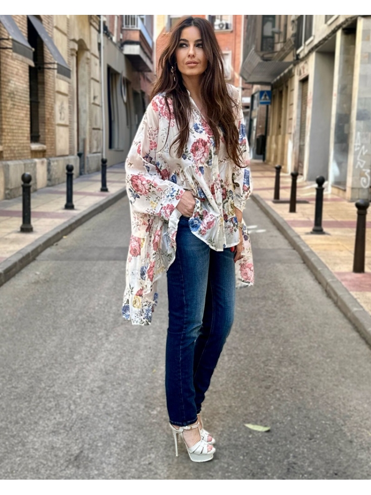 PANTALON VAQUERO CROPPED