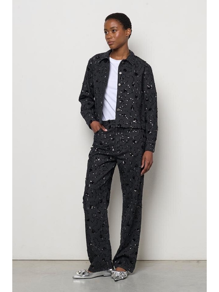 PANTALON VAQUERO LENTEJUELAS