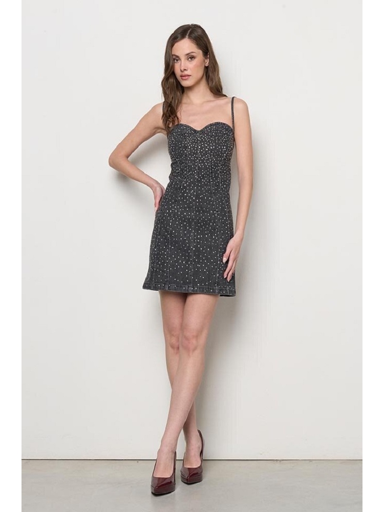 VESTIDO VAQUERO STRASS