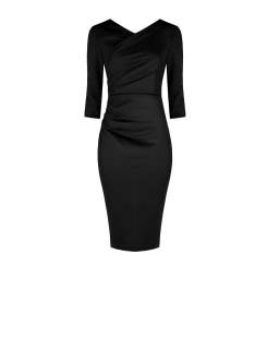 VESTIDO TUBO DRAPEADO