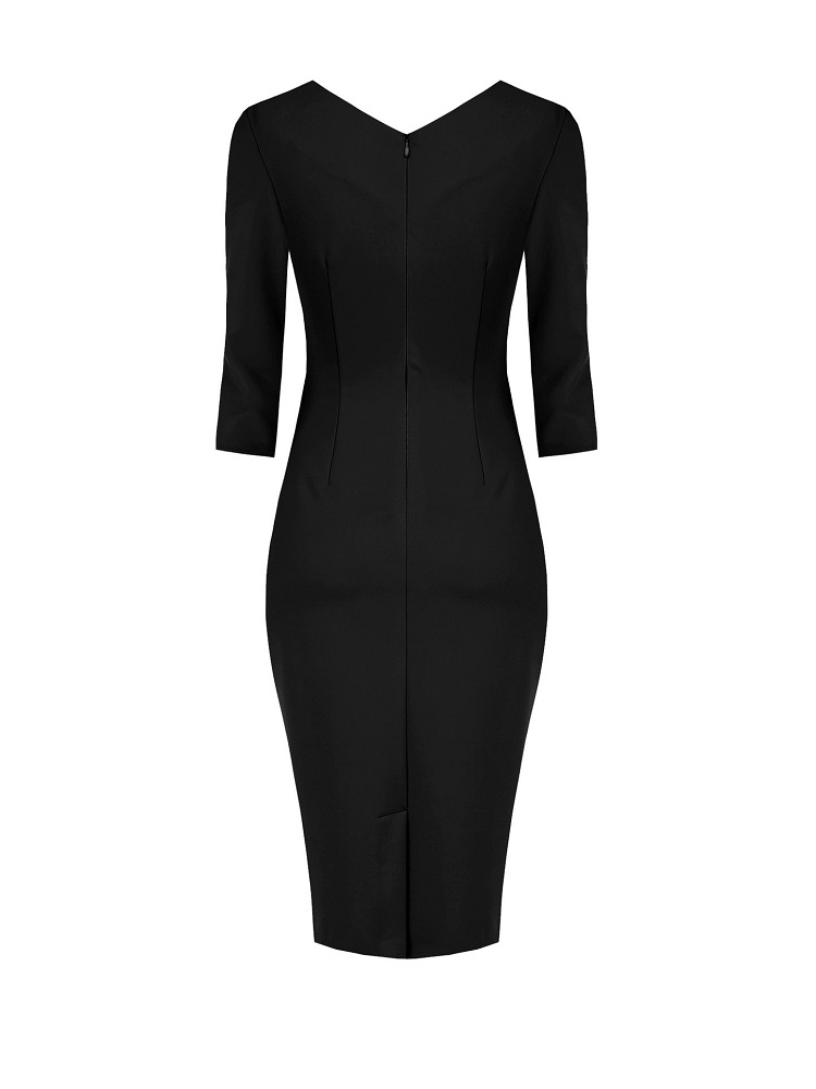 VESTIDO TUBO DRAPEADO