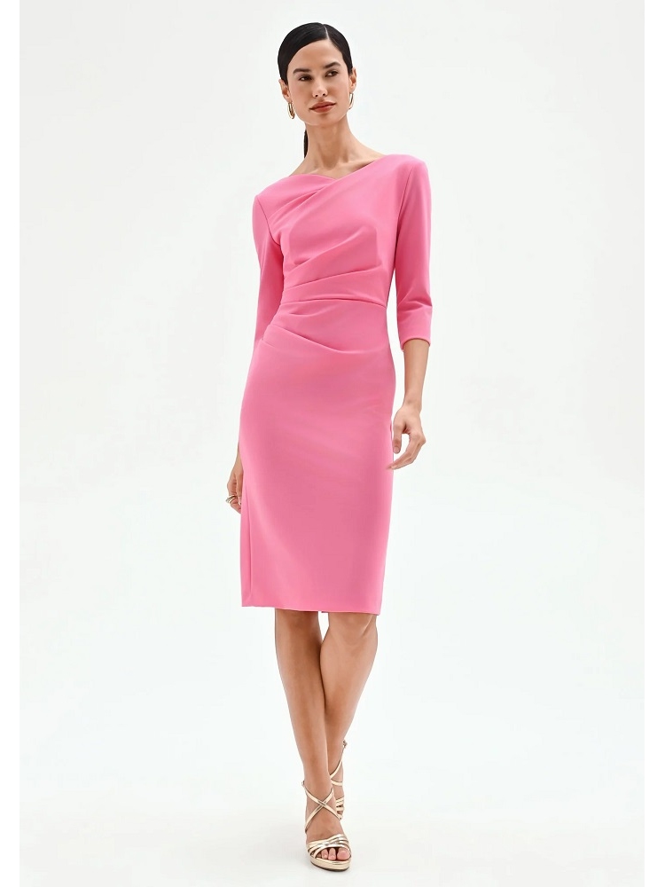 VESTIDO TUBO DRAPEADO 2